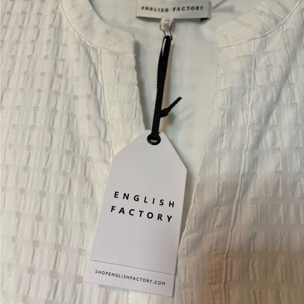 English Factory White Men's Shirt